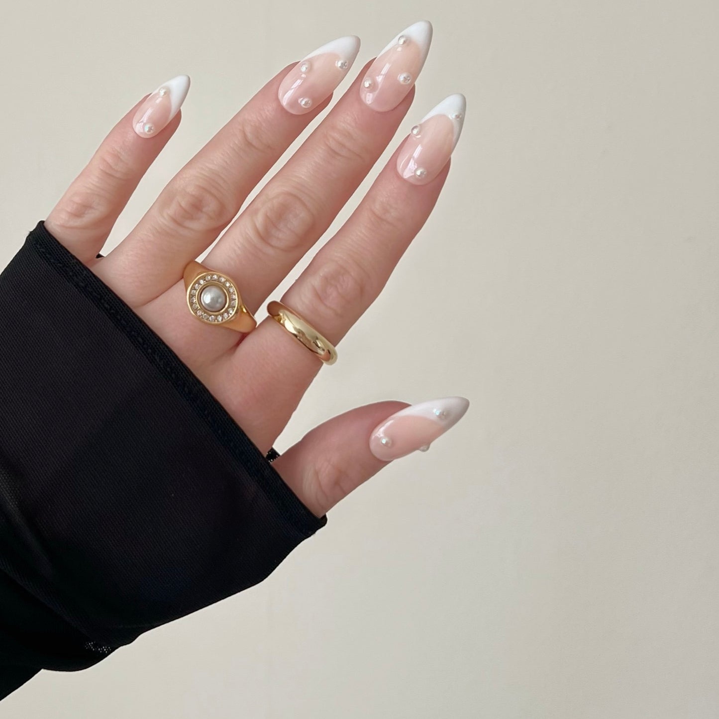Perle en Cristal Ring